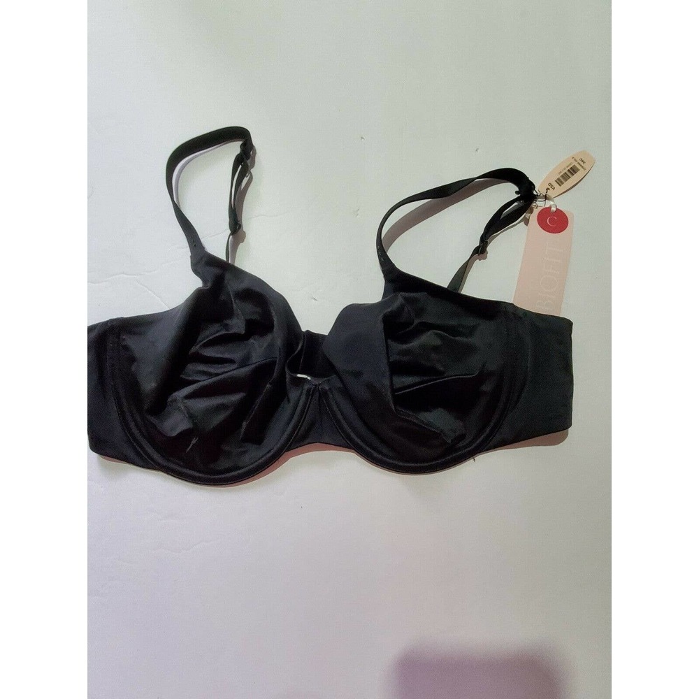 Nwt  bra biofit unlined wire full  38c VS black discontinued